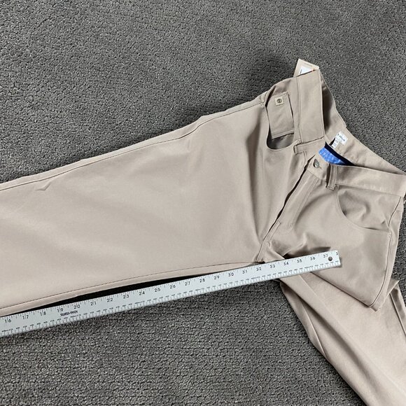 Peter Millar Crown Sport Pants Men's 30 x 32 Khaki EB66 Golf Performance NWT NEW - Picture 14 of 15